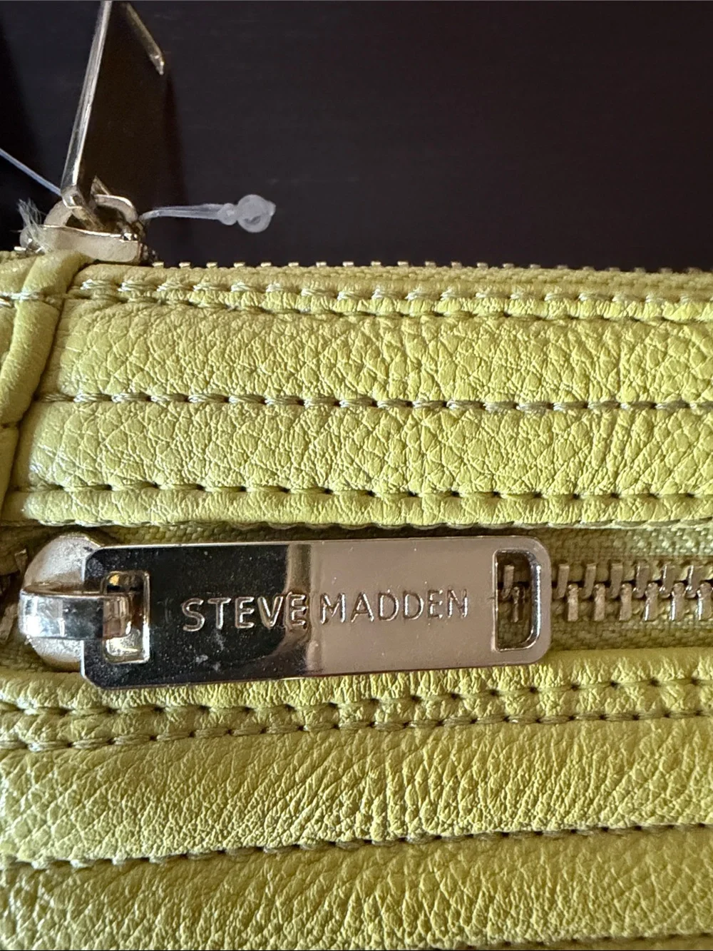 Steve Madden Quilted Yellow Wallet
